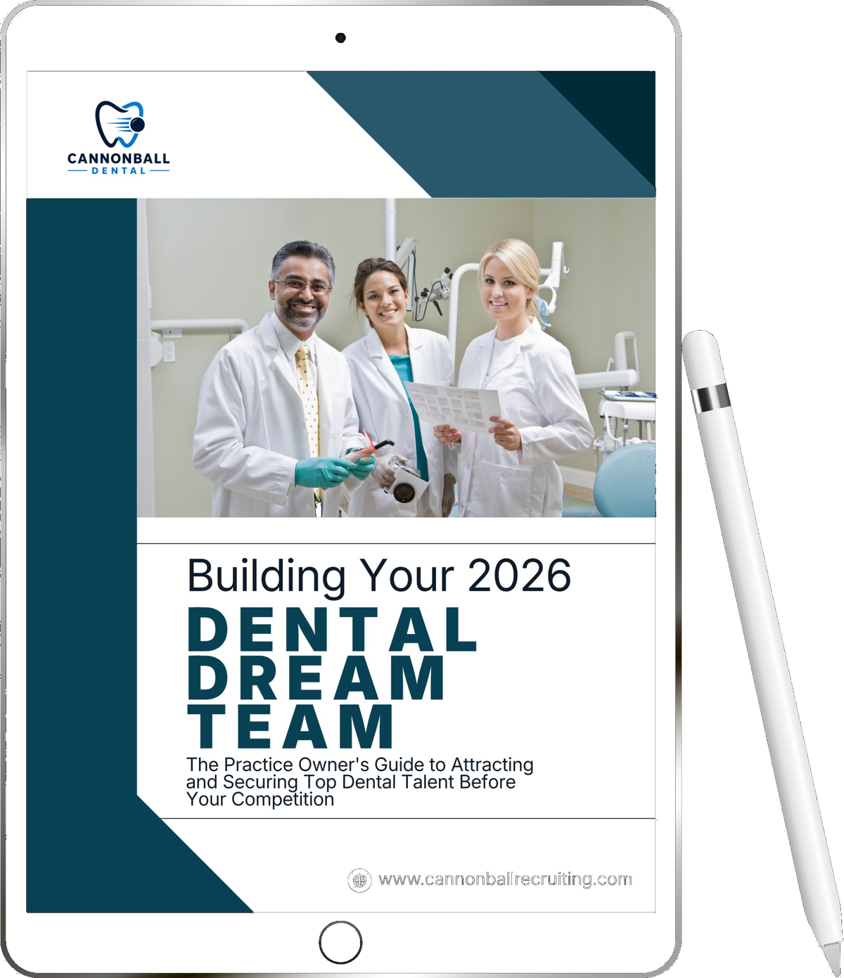 Building Your 2026 Dental Dream Team guide on iPad